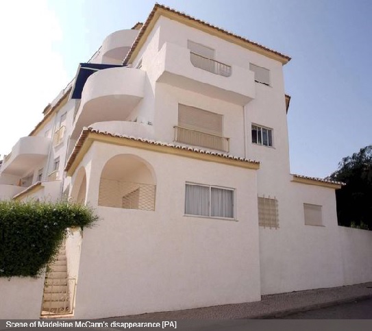 Scene of Madeleine McCann's disappearance [PA]