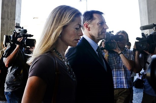 Together: McCanns enter court