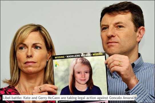 Libel battle: Kate and Gerry McCann are taking legal action against Goncalo Amaral