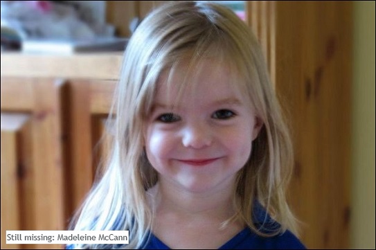 Still missing: Madeleine McCann