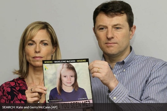 SEARCH: Kate and Gerry McCann [AP]