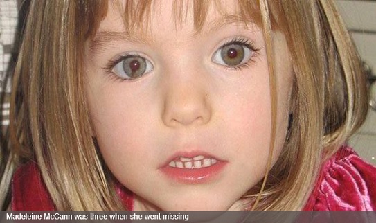 Madeleine McCann was three when she went missing