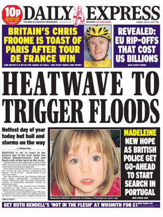 Daily Express, 22 July 2013