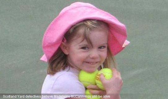 Scotland Yard detectives believe Madeleine McCann may still be alive