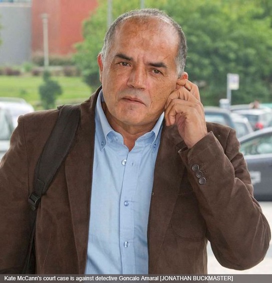 Kate McCann's court case is against detective Goncalo Amaral [JONATHAN BUCKMASTER]