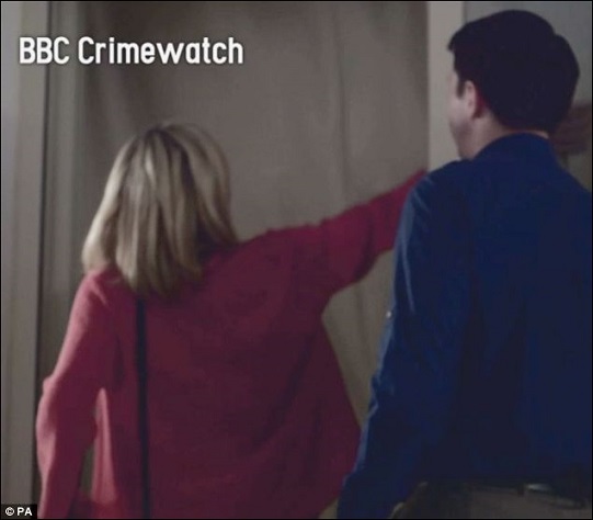 Night: Another scene shows Maddie's parents closing the curtains in their room on the night their daughter disappeared