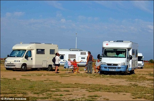 Waste Scrubland in Tavira, Portugal, where suspect Raymond Hewlett stayed at in 2007, at the same time Madeline McCann was abducted in Playa da Luz, 1 hours drive away