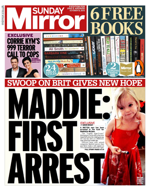 Sunday Mirror, 13 October 2013