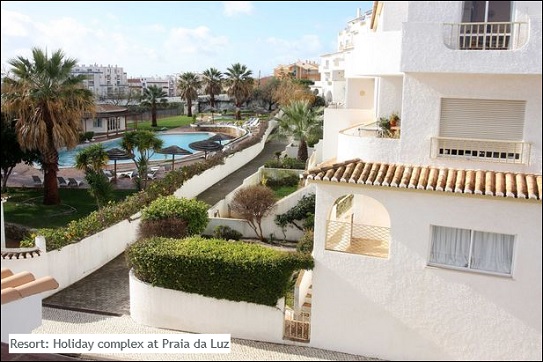 Resort: Holiday complex at Praia da Luz