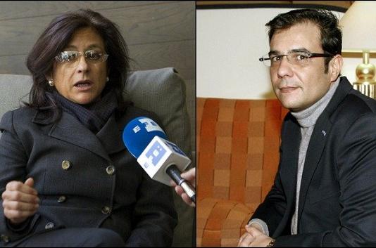 Elisenda Villena, employee of Método 3, and Francisco Marco, head of the detective agency EFE