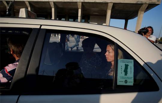 Kate McCann leaves the court in Lisbon