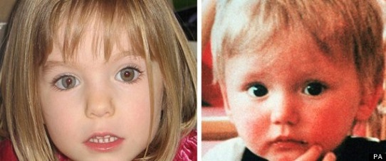 Still missing: Madeleine McCann and Ben Needham