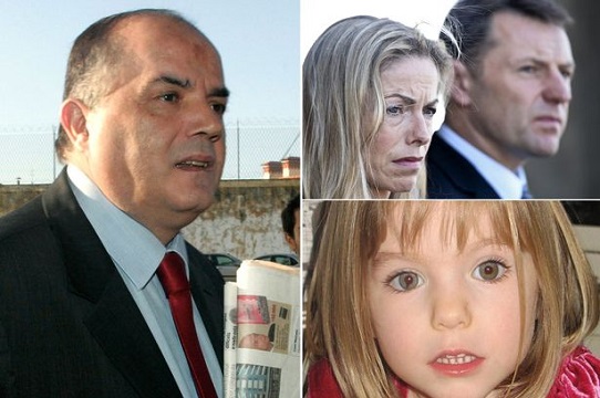Payout: Goncalo Amaral, left, had been ordered to pay damages to Gerry and Kate McCann