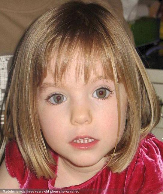 Madeleine was three years old when she vanished