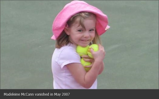 Madeleine McCann vanished in May 2007