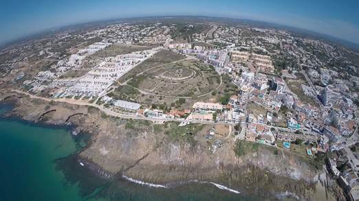 The resort of Praia da Luz in Portugal