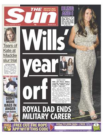 The Sun, 13 September 2013