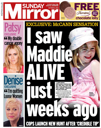 Sunday Mirror, 06 October 2013