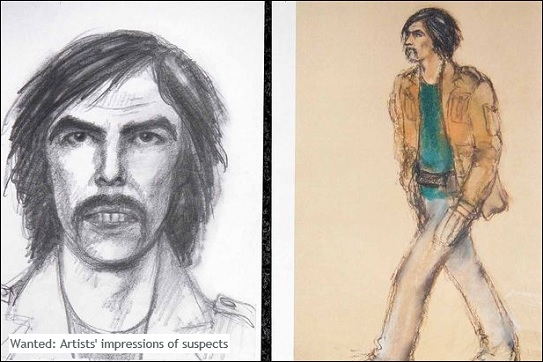 Wanted: Artists' impressions of suspects