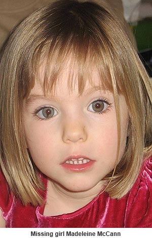 Missing girl Madeleine McCann