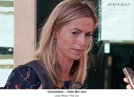 Devastated ... Kate McCann