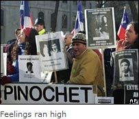 Pinochet: Feelings ran high 