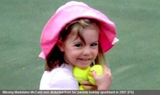 Missing Madeleine McCann was abducted from her parents holiday apartment in 2007 [PA]