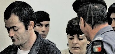 João and Leonor Cipriano, co-accused of having murdered Joana Isabel Guerreiro Cipriano