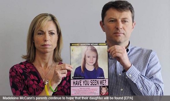 Madeleine McCann's parents continue to hope that their daughter will be found [EPA]